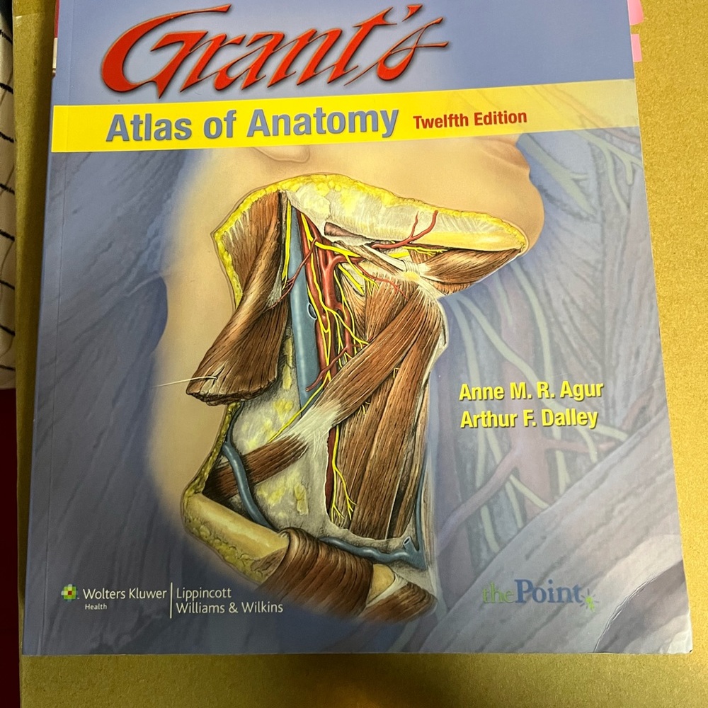 Grant’s Atlas of Anatomy 12th Edition Textbook